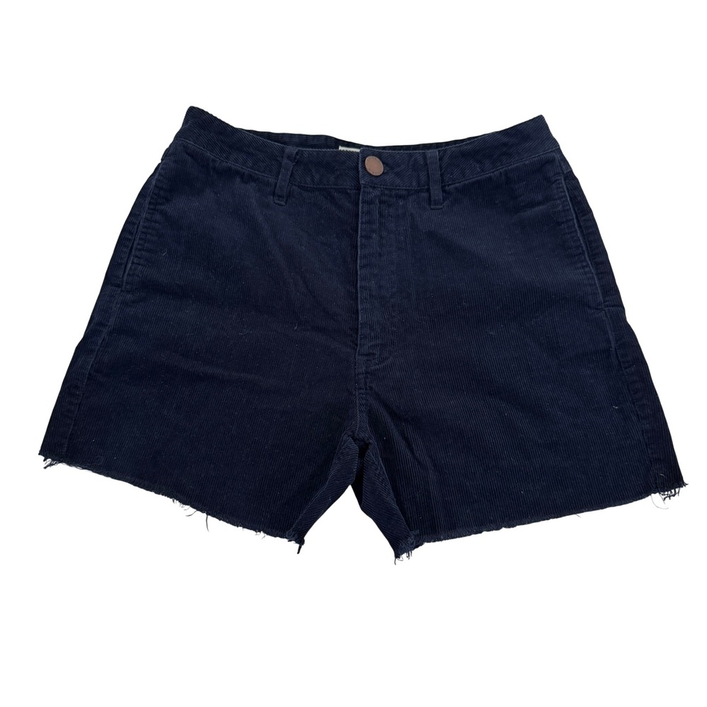 O'NEILL Navy Blue Raw Hem Corduroy Shorts  Size 29
